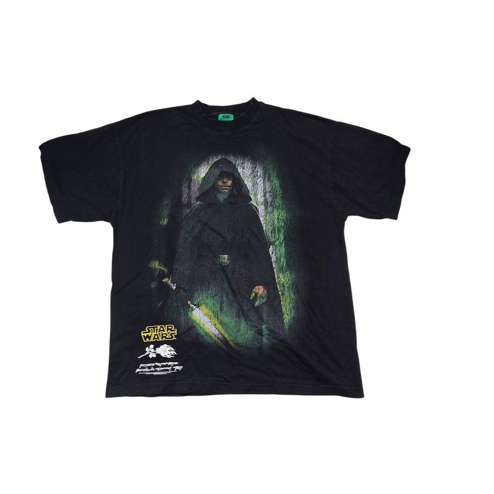 Civil Regime x Star Wars Luke Skywalker Graphic T Shirt Mens M Black Oversized